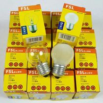 Incandescent bulb spherical tungsten wire E27E14 transparent frosted 25W40W household dimmable energy saving super bright