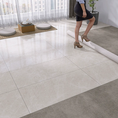 Домашний пол ПВХ полон с пола Genpu Stickfield, устойчивый к износу, водонепроницаемый, водонепроницаемый волосы, цементный, цементный пол, напрямую вымощен