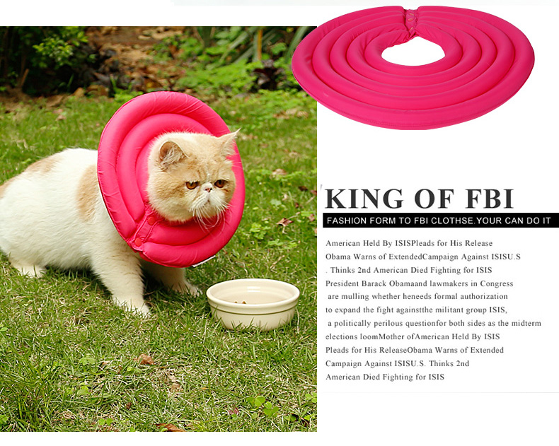 Elizabeth Circle Dog Cổ áo Chó lớn Chống 舔 Mũ mèo Xấu hổ Vòng cổ Mèo Elisa Trắng Khử trùng mềm - Cat / Dog hàng ngày Neccessities bát ăn cho chó mèo	