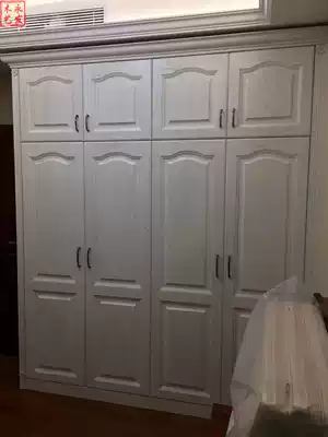 Customized European-style integral cabinet door blister door molded door panel wardrobe door shoe cabinet door solid wood multi-layer panel high density board