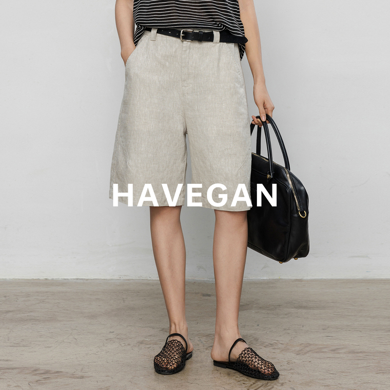 Havegan/100 Linen Summer Commuter Casual Pants for Women 2026 New High-Waisted Lazy Style Mid-Length Pants Havegan/100 Linen Summer Commuter Casual Pants for Women 2026 New High-Waisted Lazy Style Mid-Length Pants
