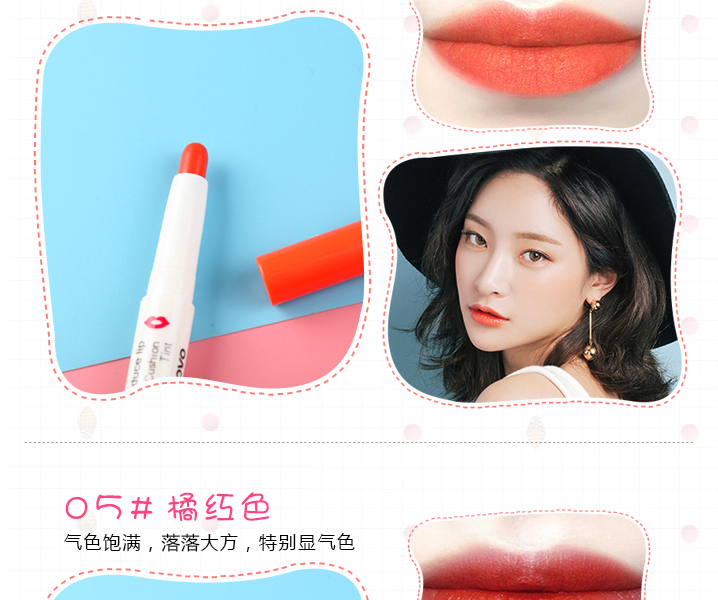 Double head cushion lipstick lipstick RD01 màu dán màu giữ ẩm lâu bền cắn môi trang điểm mờ môi son môi a28 black rouge