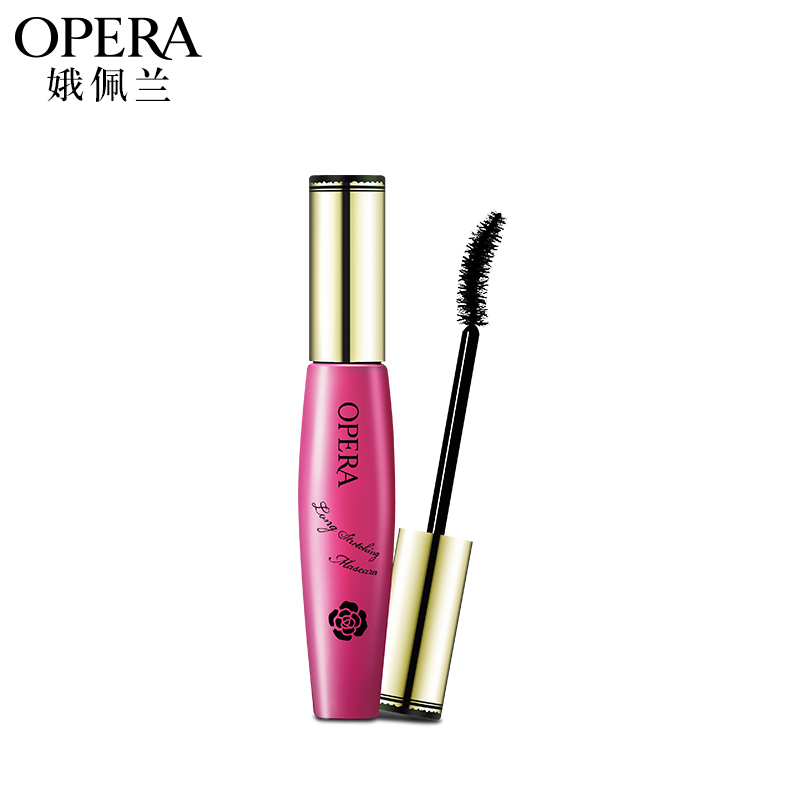 Opera Feel Long Mascara Long thick curl with fiber Black Non-smudging