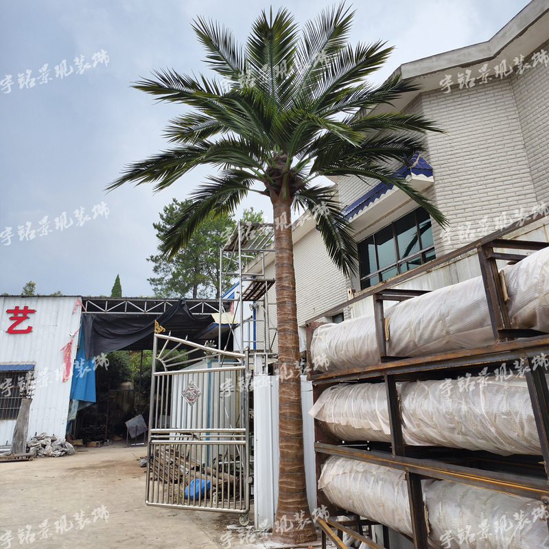 Simulated Coconut Tree, Fake Coconut Tree, Export Extremely Real Pe Leaf, Bionic Palm Tree, Tropical Seaweed Tree, Outdoor King Coconut