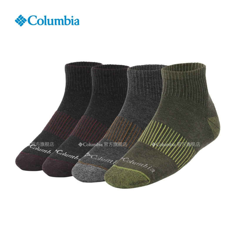 Columbia / Columbia ngoài trời mùa xuân, mùa thu và mùa đông vớ thể thao nam và giải trí (bốn đôi) RCS897 - Vớ thể thao