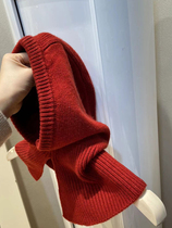 YMPP | New Years red hood DE* MI Tongan pure wool warm and accessories autumn and winter women