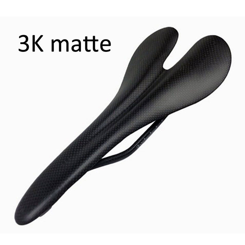 3K full carbon fiber mountaineering car road car bike cushion seat cushion saddle without mark opening cushion