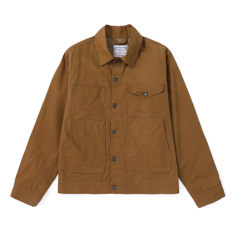 Western Series Yellowstone-Style Cruiser Oil Wax Canvas Jacket, Spring and Autumn American Retro Workwear Jacket for Men