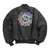 Spring-autumn oversize relaxed Air Force pilot jacket between male and female NASAs joint embroidery ins overfire