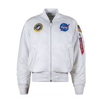 Spring and autumn slim white ma-1 jacket ins overfire baseball clothes Men and women Air Force Pilot Tide Hip Hop Jacket