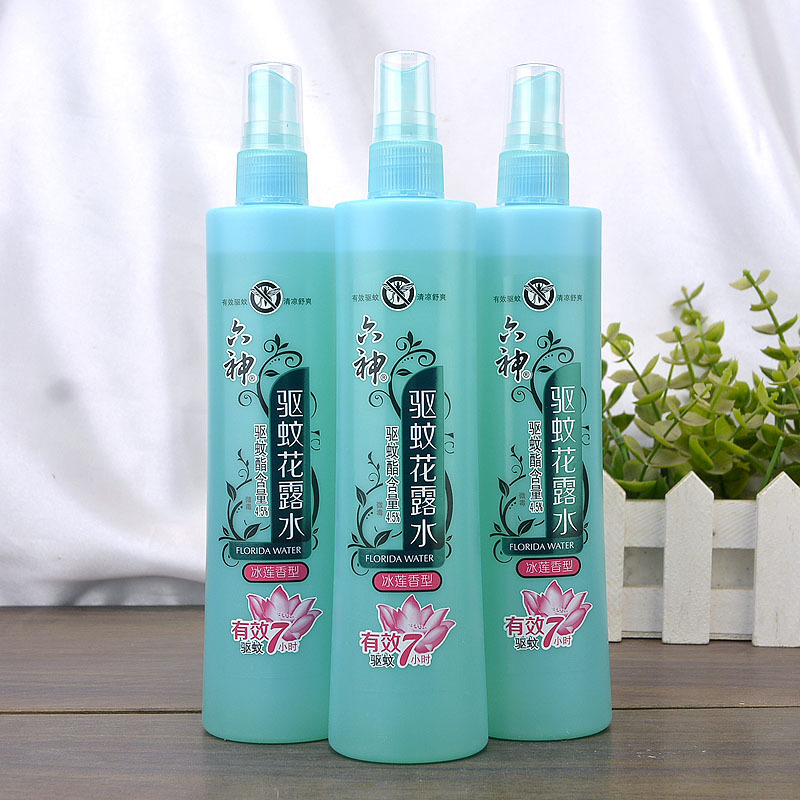 Liushen Mosquito Repellent Toilet Water 180ml Spray Ice Lotus Scent Nile Water Lily Fragrance Anti-Prickly Heat Cooling Mosquito Repellent 7 Hours
