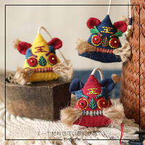 Embroidery sachet material bag Small Ai Tiger sachet Dragon Boat Festival handmade DIY dumplings Spice Wormwood mosquito repellent purse