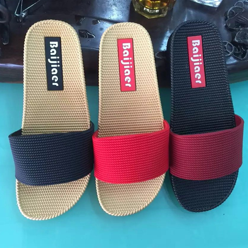 Baijiaer Fashionable Wear-Resistant Slippers for Women, Summer Indoor Bathroom Non-Slip Bathing Home Outdoor Cute Sandals