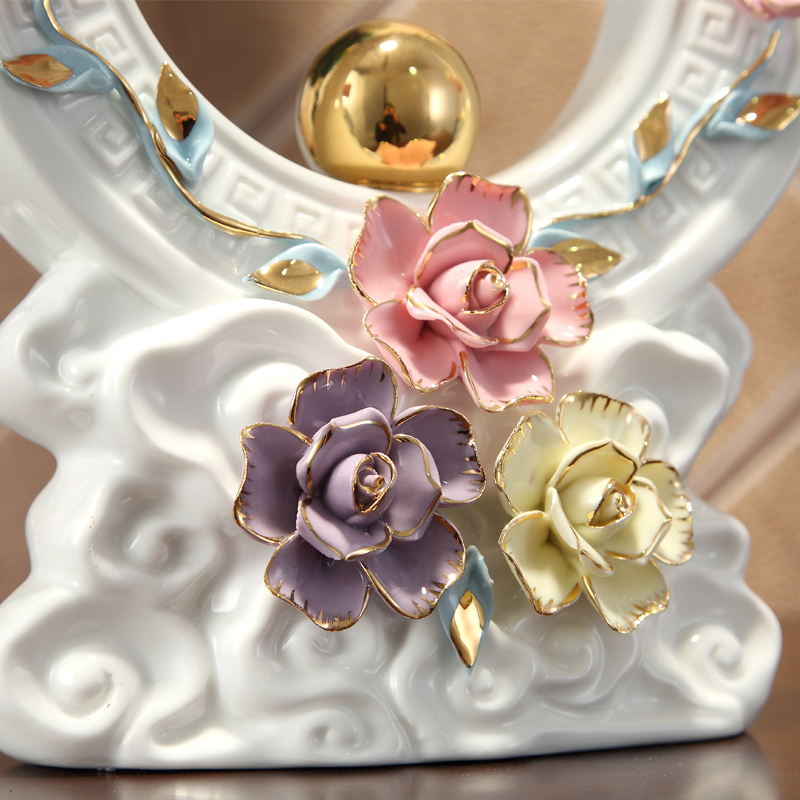 Jingdezhen ceramic office study living room home furnishing articles lucky decoration and European choi, gifts and auspicious decoration