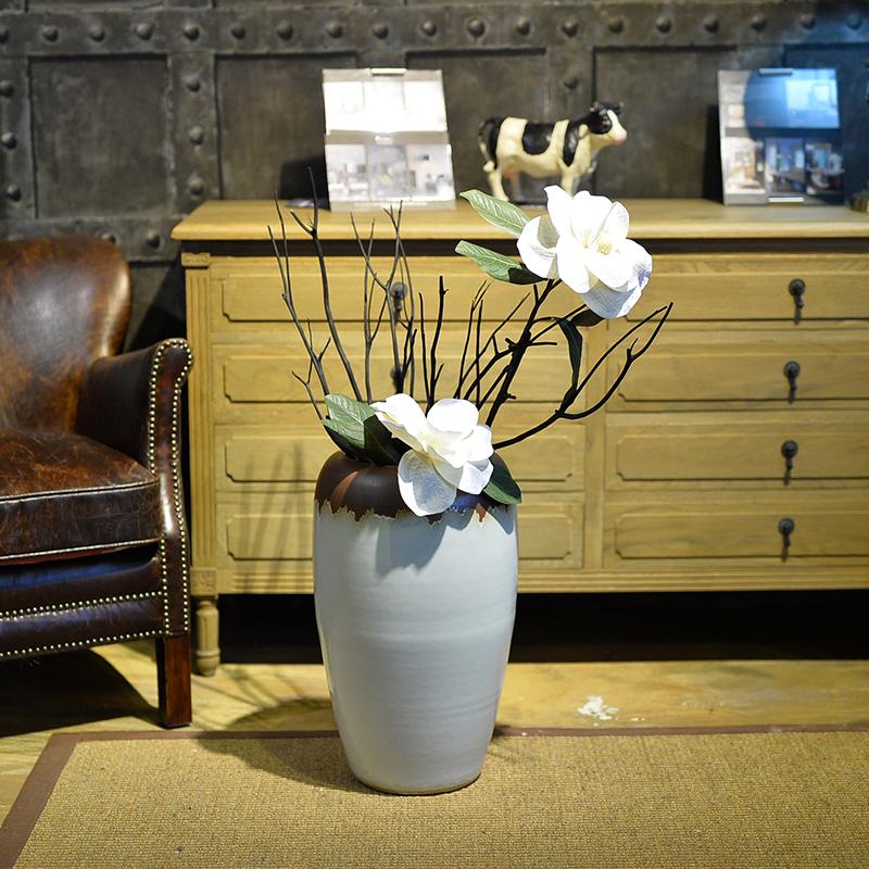 Jingdezhen ceramic vase of large hotel hotel sales department between example large vases, flower, flower arranging furnishing articles