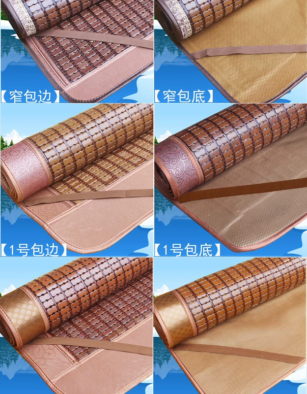 Mahjong mat mùa hè 1.5 carbonized tre mat 1.8 m m 1.2 sinh viên ký túc xá giường gấp mahjong mat chiếu lụa