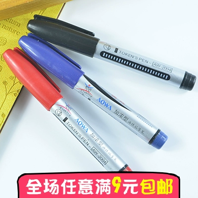 Ручка с толстой головкой и большой головкой, ручка с крючком, маркер с одной головкой, маркер на масляной основе, упаковочная ручка, экспресс-маркер, красный, черный, синий