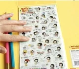 Канцтовары, наклейка, мобильный телефон для школьников, Южная Корея, подарок на день рождения