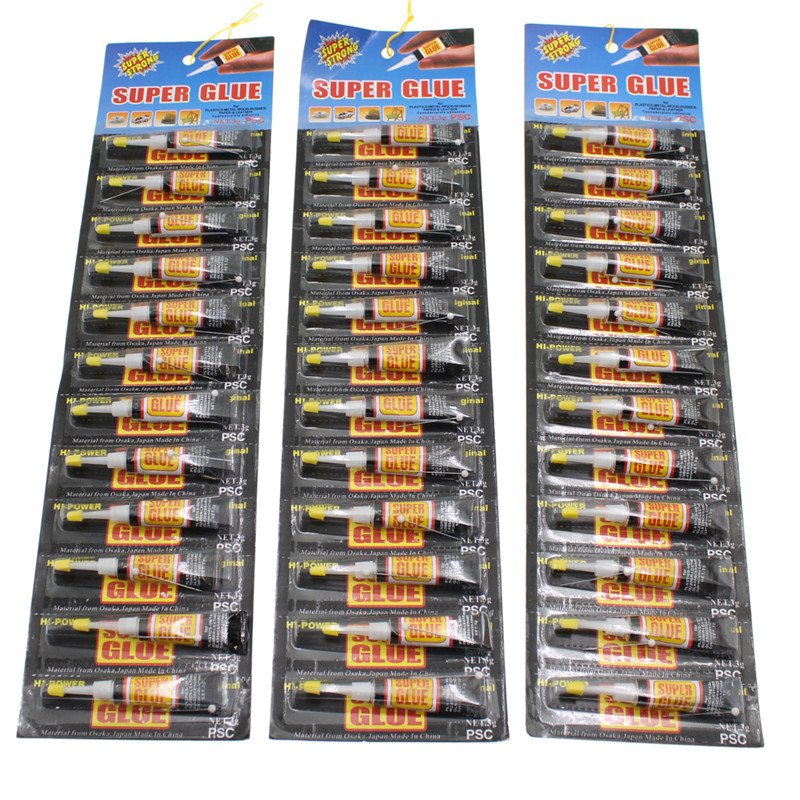 New nail glue 502 glue quick-drying paper metal 3 seconds strong glue plastic glass shoes Strongglue