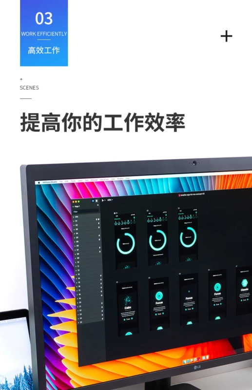 Khóa chuyển đổi Type-C sang HDMI + VGA Apple MacBook / ipad Pro Huawei mate20X / P20 cho Máy tính xách tay với Bộ chuyển đổi USB-C Thunderbolt 3 - USB Aaccessories den led usb
