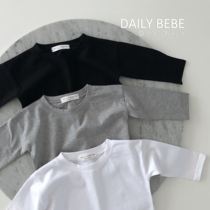 BabyWe Korean childrens clothes cotton with a sweater for boys and girls baby T-shirt long sleeve tops