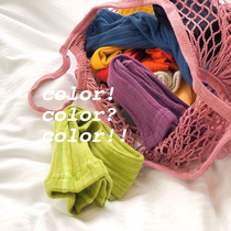 BabyWe Korea made childrens pantyhose rainbow baby cotton pit cotton socks girl socks