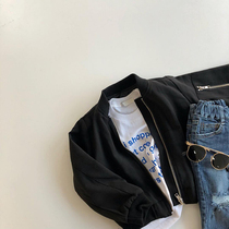 BabyWe Korean Childrens Clothing New Boy Girl Zip Jacket Childrens Baby Jacket Spring and Autumn Ocean