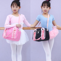 Children Dance Bag Womens Hand Dancing Bag Less Pediatrics Cross Ballet Bag Lace Princess Bag Large Capacity Latin Dance Bag