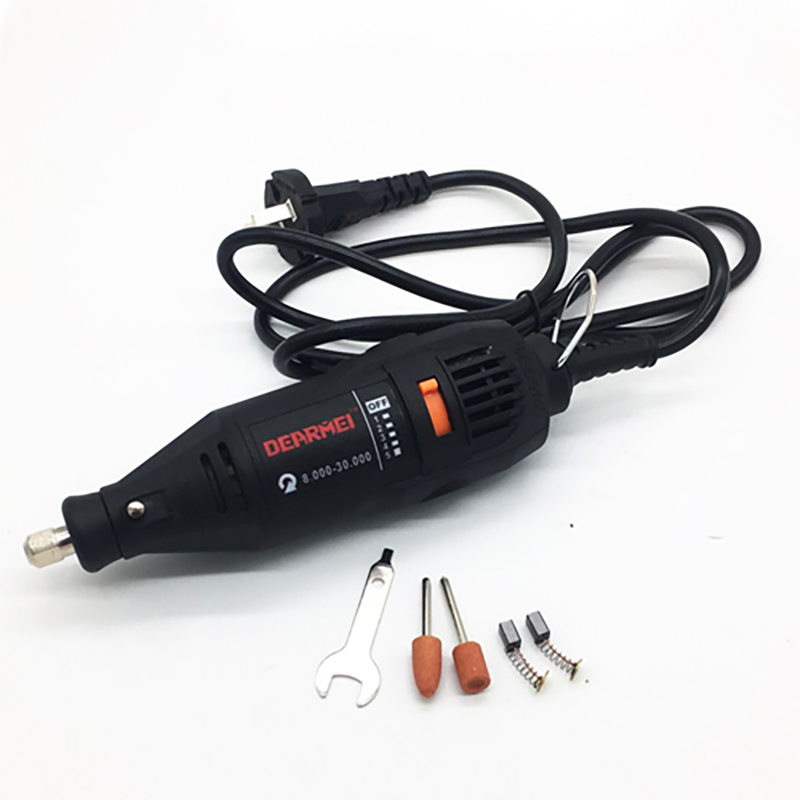 Handheld small electric drill electric mini-opening machine jade open slot machine grinding machine engraving machine marble grinding machine