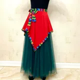 Фартук, этническая танцующая юбка для танцевального шоу