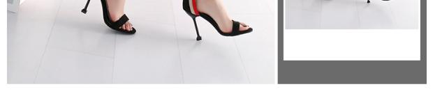 Mùa hè 2018 khóa mới phong cách với sandal cao gót nhọn mũi nhọn gợi cảm Hàn Quốc của mèo hoang và giày nữ giày sandal nữ đi học
