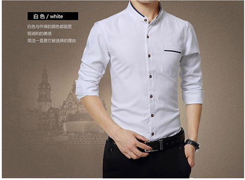 Áo sơ mi nam mùa thu và tay dài cổ áo cộng với nhung dày ấm áp áo mỏng nam sinh viên cotton giản dị Hàn Quốc áo sọc caro