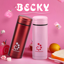 SF Shunfa Becky cartoon Thermos mug 304 stainless steel double vacuum mug ladies office portable water Cup