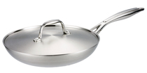 Shunfa giants 24cm single handle frying pan environmental protection uncoated three-layer steel pan Gas induction cooker universal