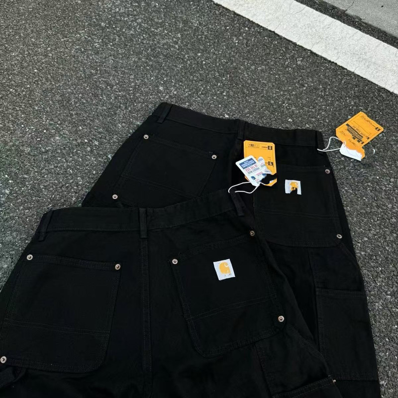 2025 Spring and Summer New Workwear Pants Japanese Style Canvas Multi-Pocket Long Pants American Classic Unisex Trendy Long Pants