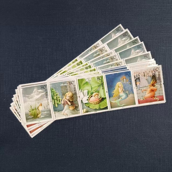 Stamps can be mailed 4 sets of 20 pieces from andersen's fairy tales