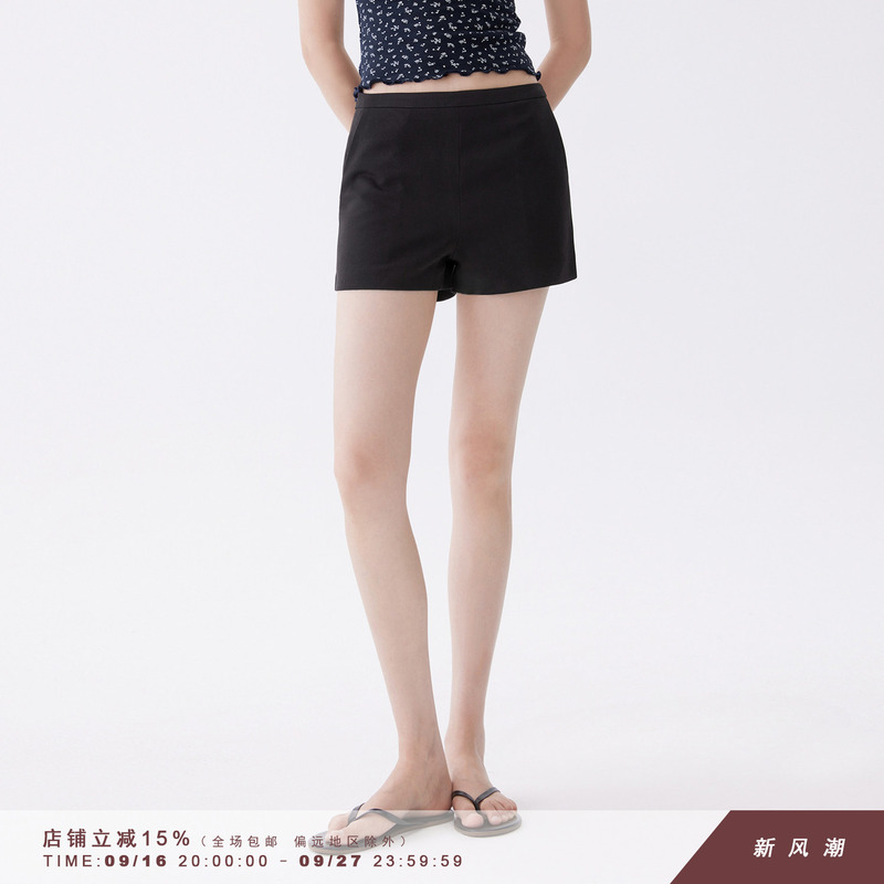 Imoe's New Summer Product, Simple Basic Style, Versatile, Slimming, Leg-Lengthening, Side Zipper Casual Straight Shorts Bottoms Imoe's New Summer Product, Simple Basic Style, Versatile, Slimming, Leg-Lengthening, Side Zipper Casual Straight Shorts Bottoms