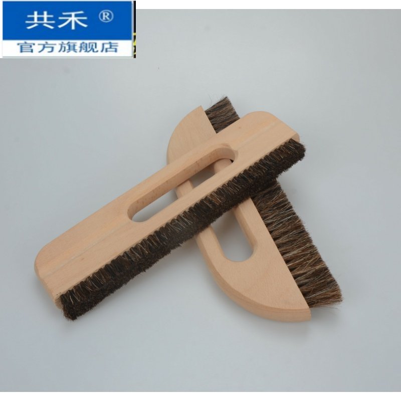 3-row plate brush with wall paper wallpaper wall cloth frescoed wall cloth brush tool beech horse mane large hair brush plate brush