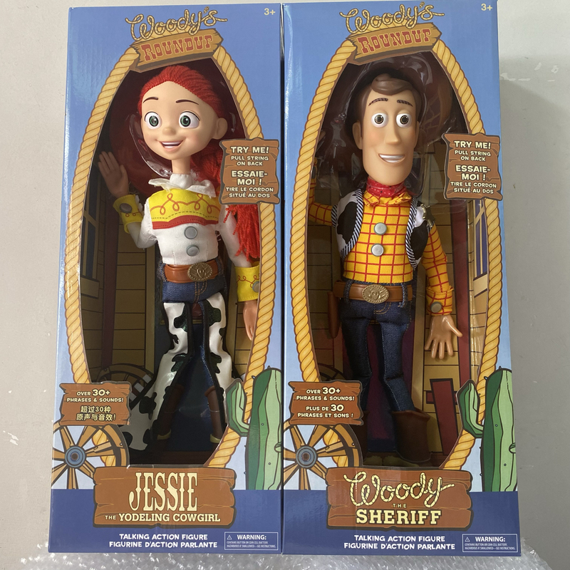 Toy Story Woody Cowboy Doll, Jessie Can Make English Whistle Sounds
