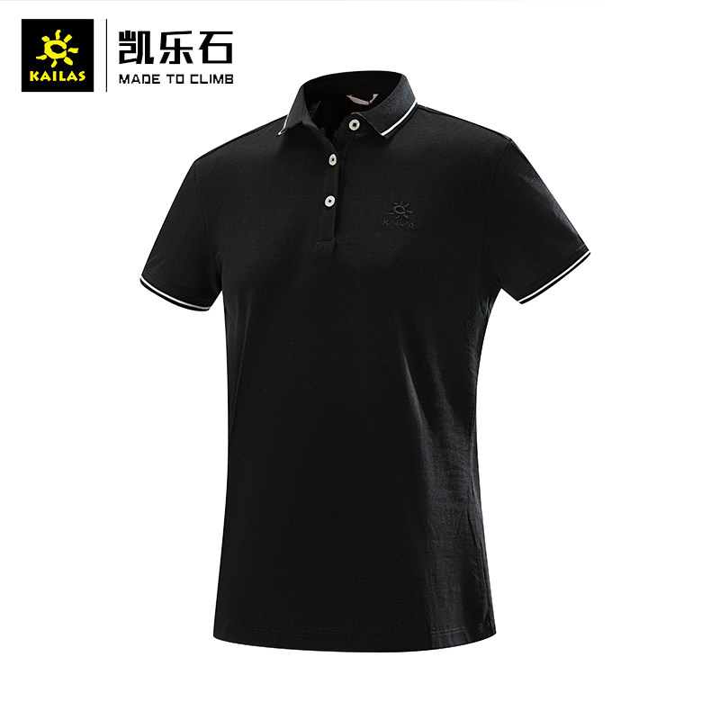 Kailas 720616 Women in travel POLO Knitted Sweatshirt Sports Speed Dry Breathable Elastic Short Sleeves