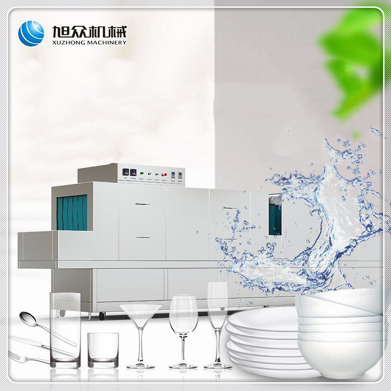 Xuzhong Longlong automatic dishwasher commercial large canteen hotel dining room with cup washer and dishwasher for disinfection and drying