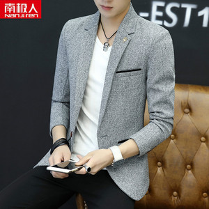 南极人春秋款商务休闲西服男士小西装