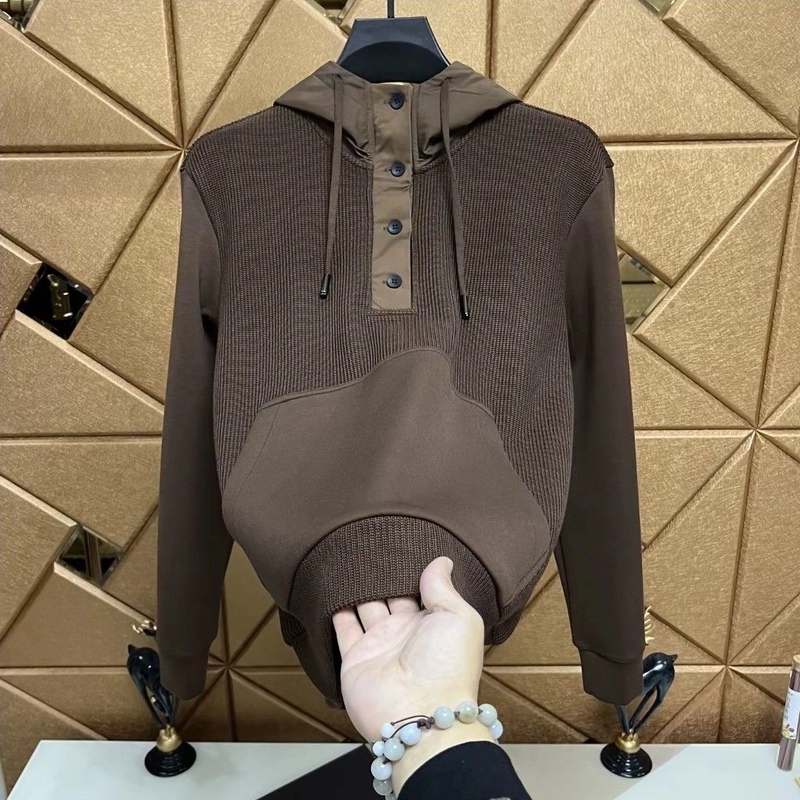 Autumn New High-End Hooded Sweatshirt for Men, Simple, Trendy, Versatile, Comfortable and High-Quality