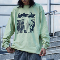 HavenYard abstract pattern hip-hop trendy brand printing mens and womens casual sports all-match long-sleeved T-shirt thin sweater