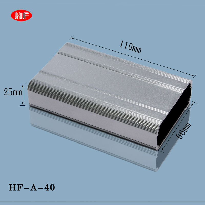 Aluminum alloy GPS shell shielding box car terminal box inverter mobile power supply HF-A-40 25*66mm 27# aluminum