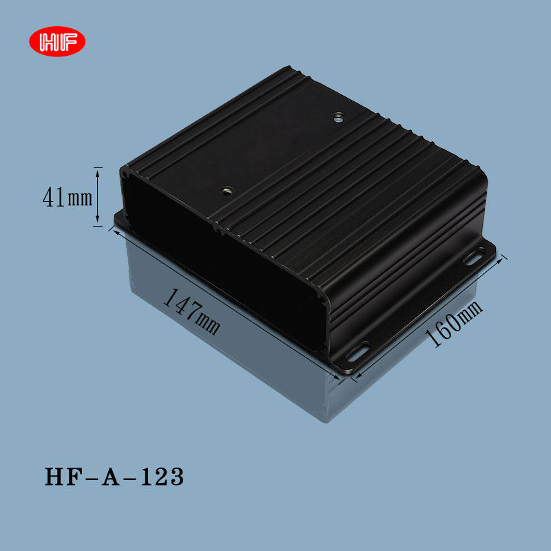 Aluminum alloy profile aluminum shell instrument junction box power shell HF-A-123 41*147mm 1# overall aluminum