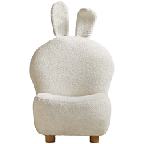 Genji Muyu childrens sofa chair baby seat cartoon lazy small sofa removable and washable single lamb velvet sofa