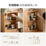 源氏木语 Сплошная деревянная туалетная столик в дуб выдвижной макияж Современный стол.