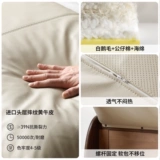 源氏木语 Полная сплошная деревянная кровать черная кровать с двуспальной кровать