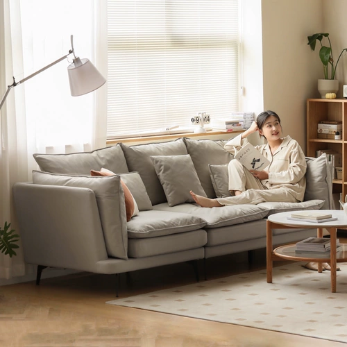 源氏木语 Кремовый диван, ткань для гостиной, наука и технология